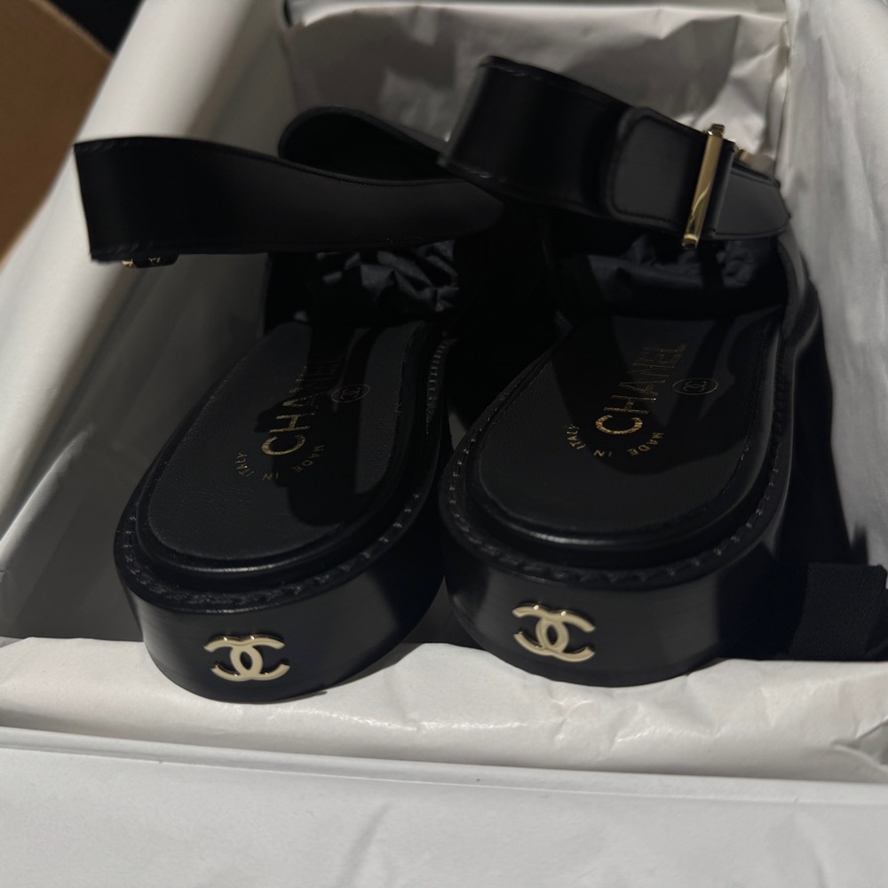 Chanel Slingback Loafers | NIB | Size 38.5C - Picture 5 of 12